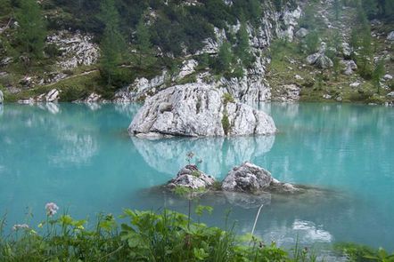 Sorapisee in den Dolomiten